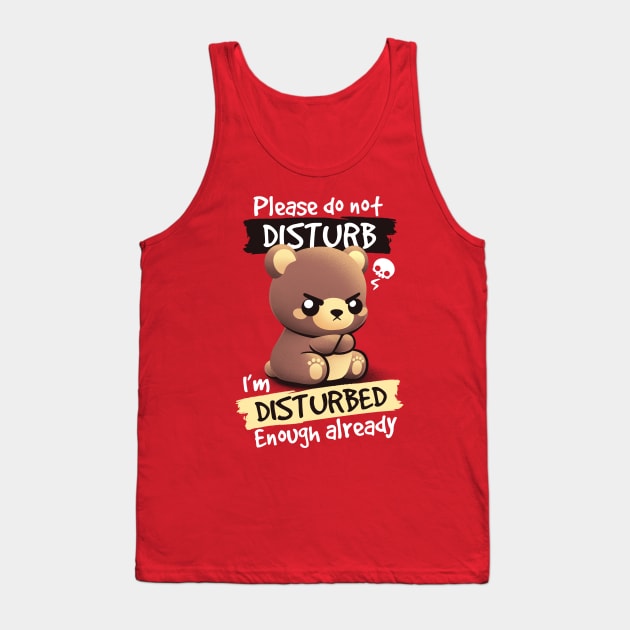 Disturbed bear Tank Top by NemiMakeit